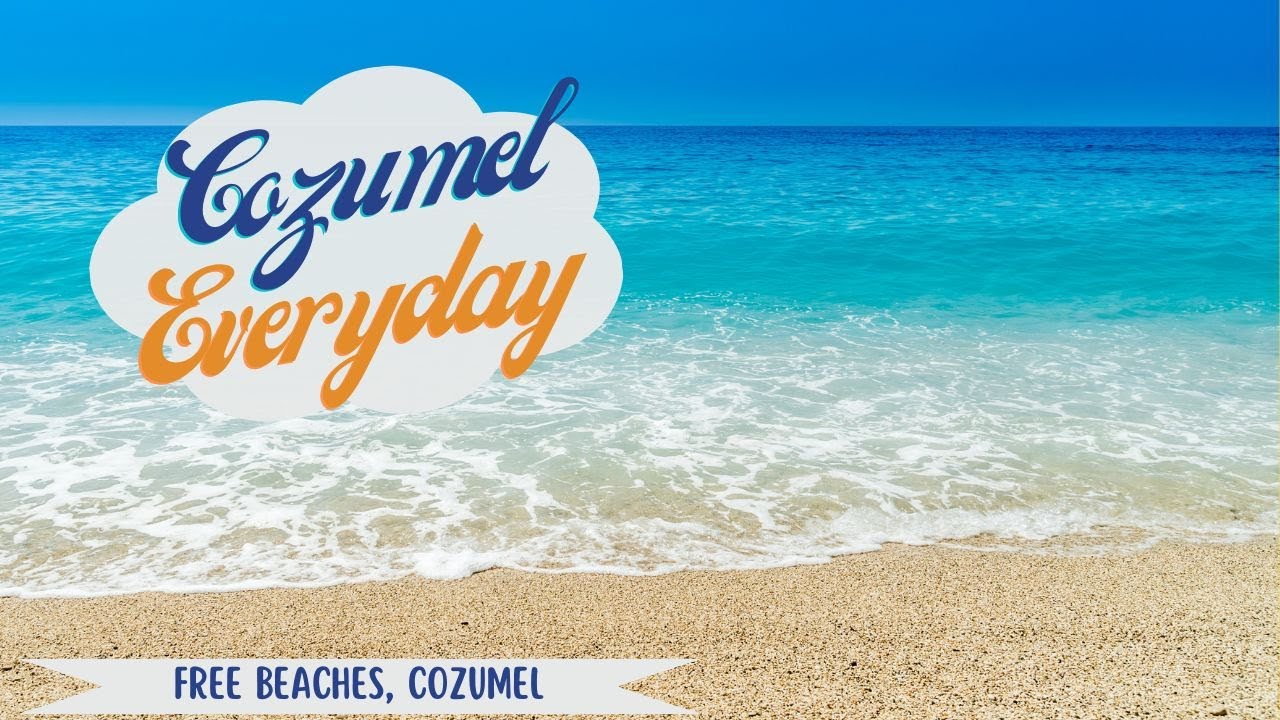 Free Beaches, Cozumel #mexico #beach