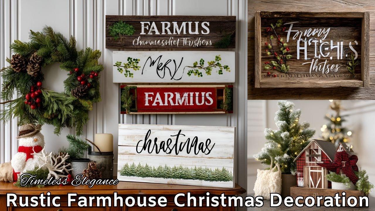 Rustic Farmhouse Christmas 2025 🎄 DIY Decor Ideas That Boost Cozy Holiday Vibes