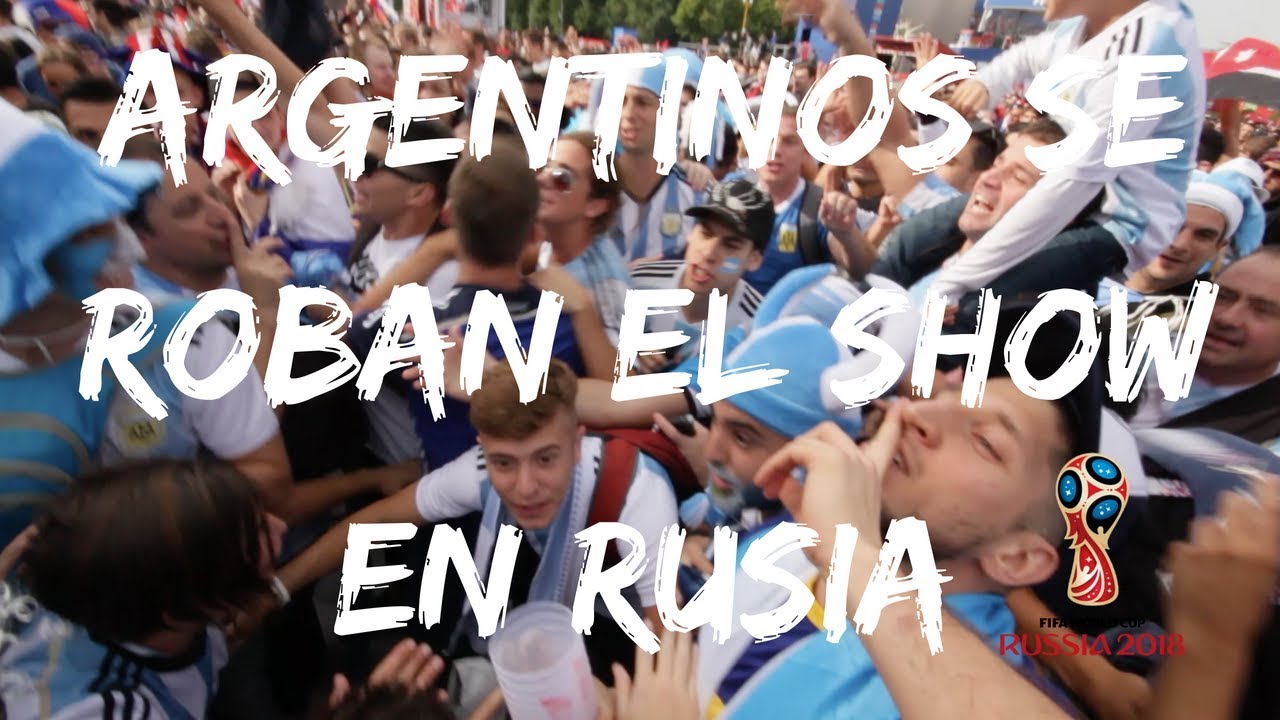 ASI FUE LA INAUGURACION COPA MUNDIAL DEL FUTBOL - LA HINCHADA ARGENTINA  en el MUNDIAL RUSIA 2018
