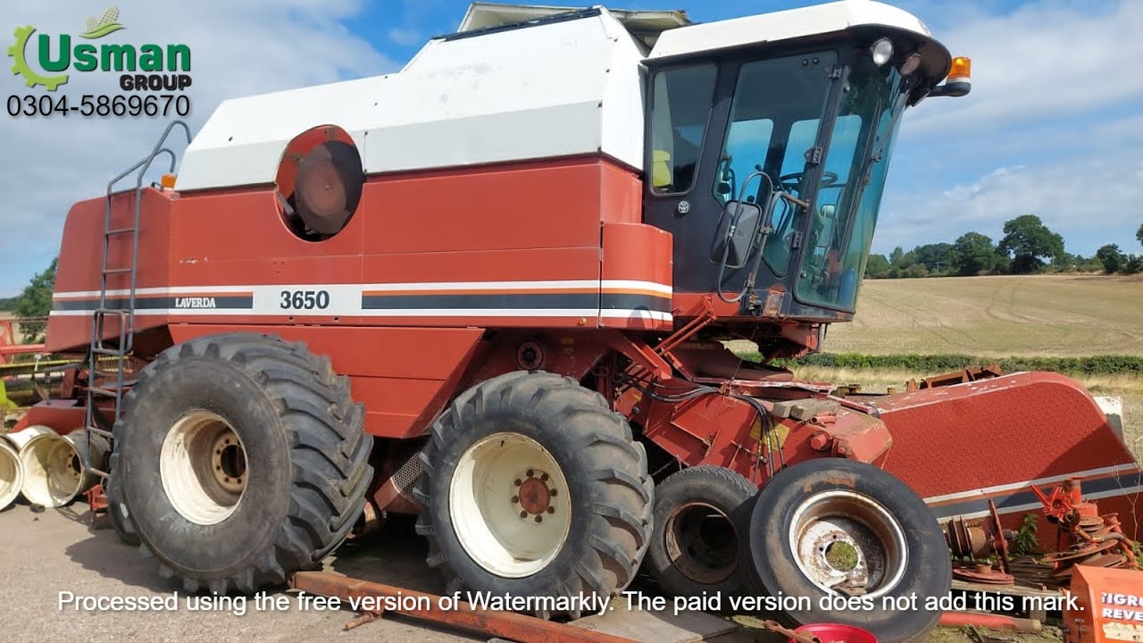 || Laverda 3650 Combine Harvester Machine ||