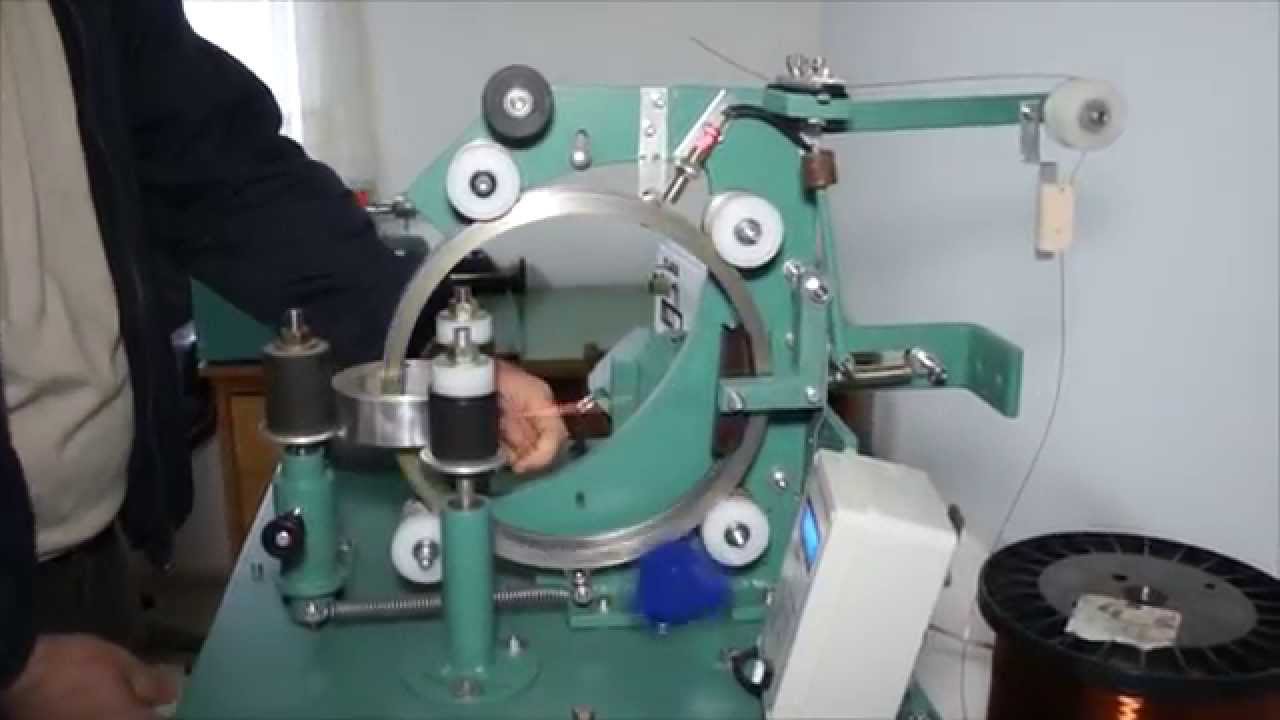 Motalica za toroidne transformatore (Toroidal Winding Machine for toroid transformers)