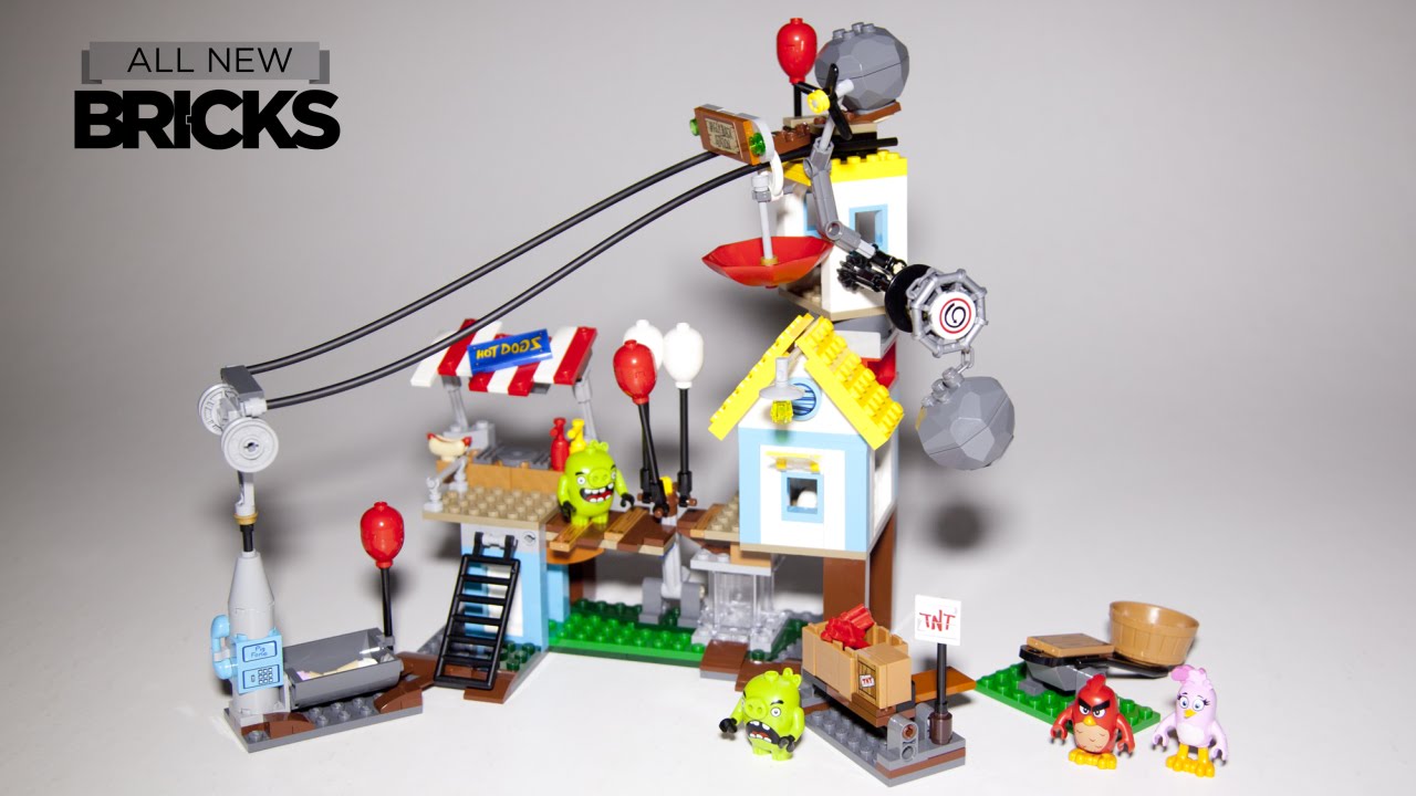 Lego Angry Birds 75824 Pig City Teardown Speed Build