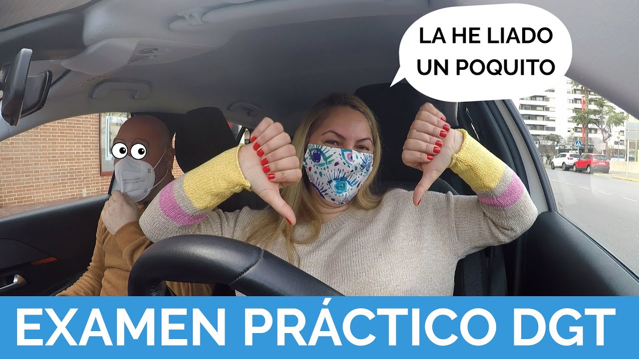 Tocar, golpear o subir un BORDILLO. ¿Cuándo es FALTA? - SIMULACRO de EXAMEN de CONDUCIR de la DGT