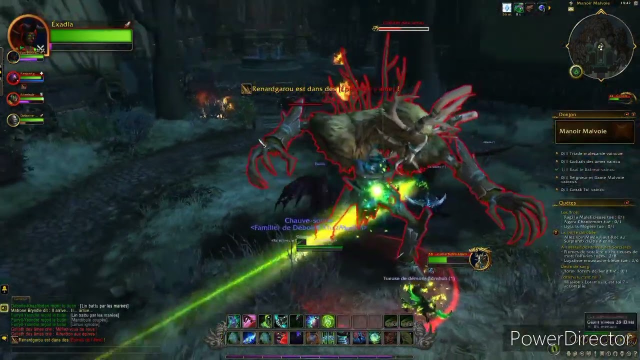 Je vous explique comment faire le donjon  avec Exadia#9 . World of Warcraft