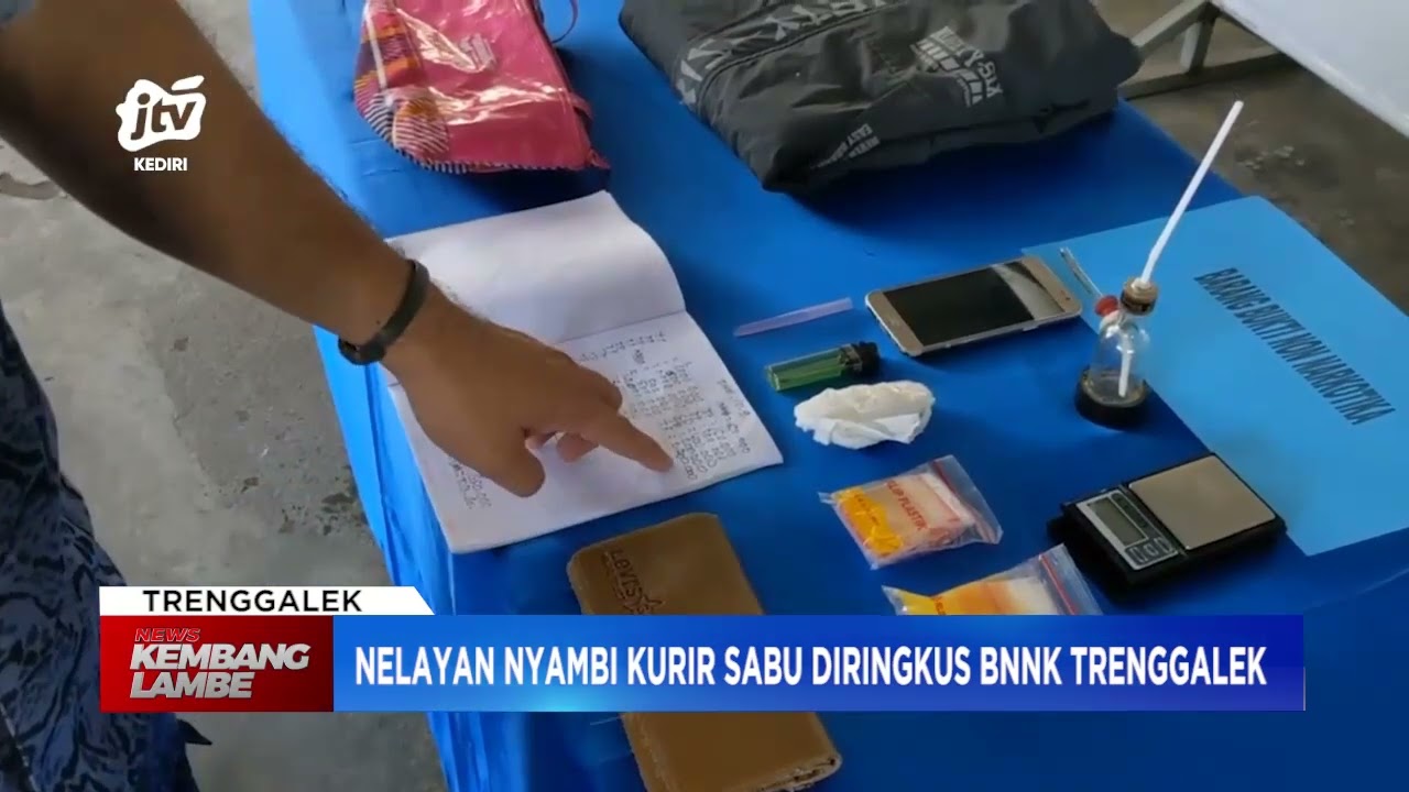 TRENGGALEK - Nelayan Nyambi Kurir Sabu Diringkus BNNK Trenggalek