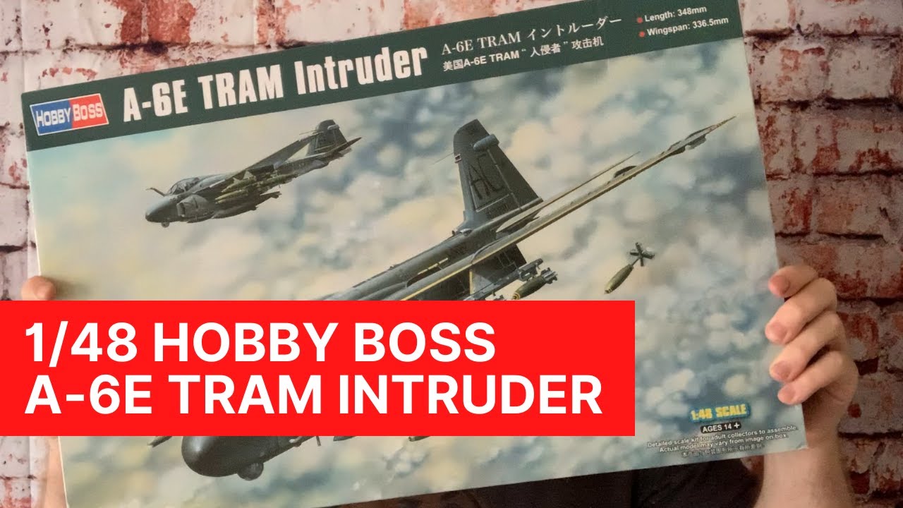 HobbyBoss 1/48 A-6E Tram Intruder 81710: A look inside the box