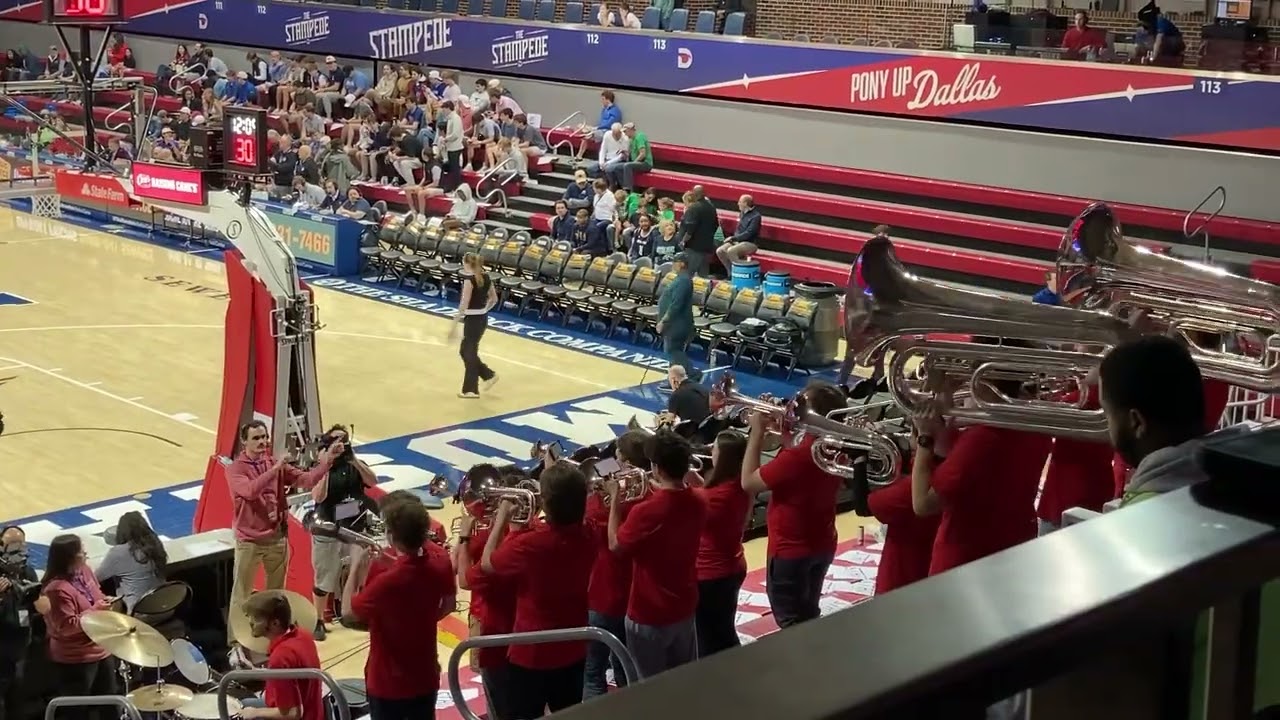 SMU Mustangs Mustang band MBB Pregame