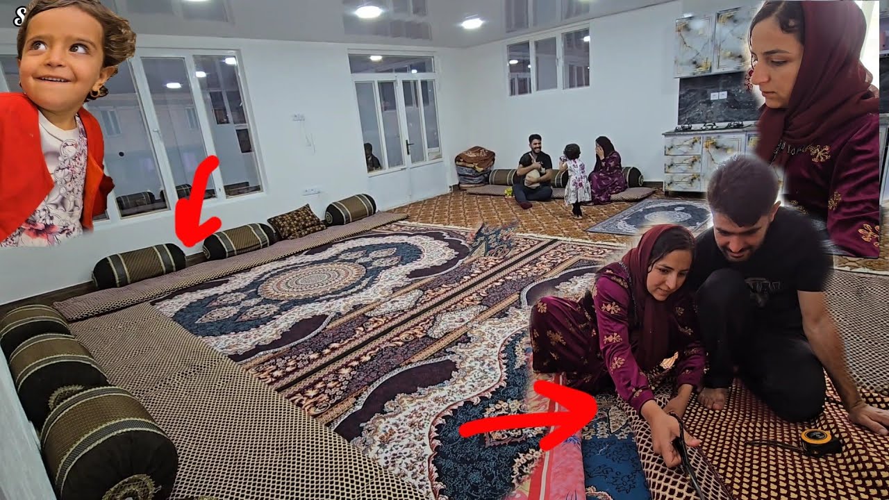 Buying Fabric at the Market ❤️ | Sewing Side Seams at Home 🧵 | Nomadic & Village Life Daily Vlog