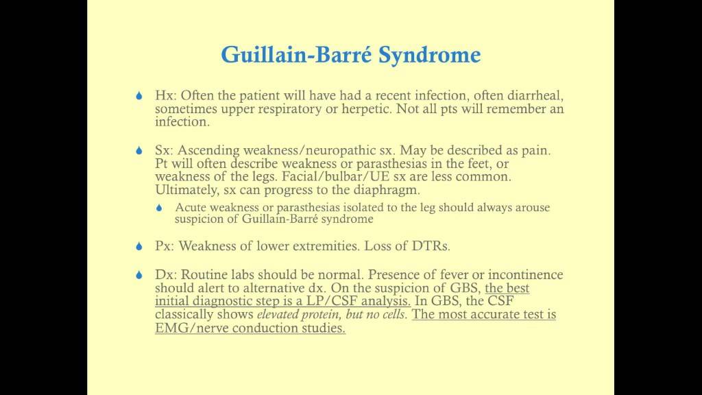 Guillain-Barré Syndrome - CRASH! Medical Review Series