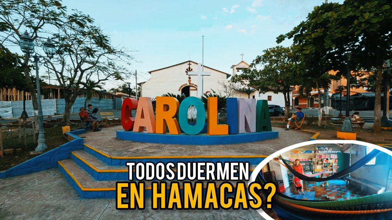 CAROLINA, un pueblo mágico en El Oriente, todos duermen en Hamacas? SAN MIGUEL El Salvador