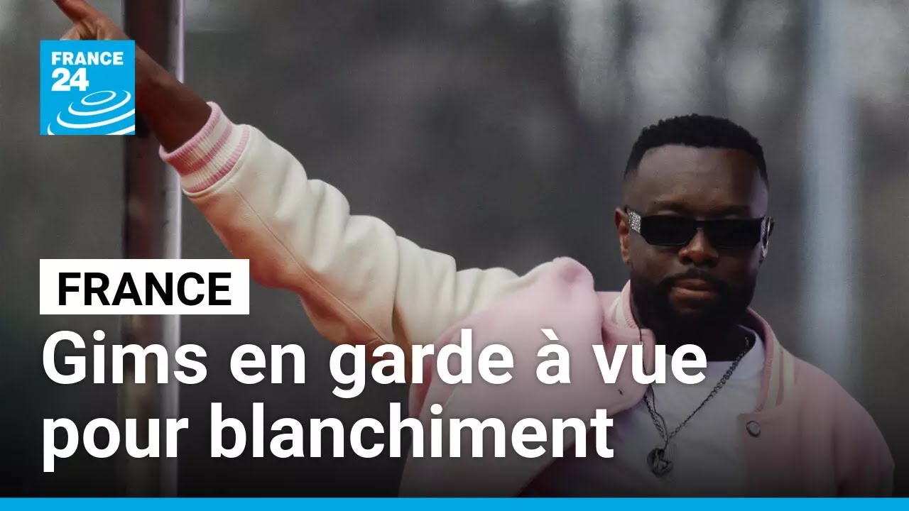 Le chanteur Gims en garde &agrave; vue dans une affaire de blanchiment en bande organis&eacute;e &bull; FRANCE 24