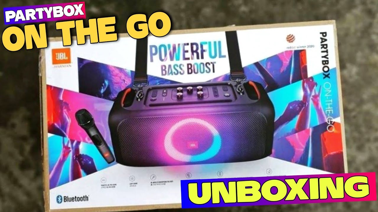 JBL PARTYBOX ON THE GO | Unboxing And First Impression 🔥