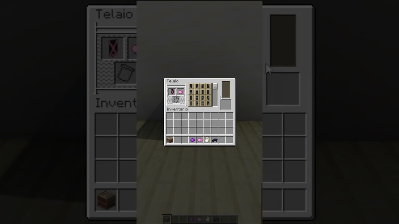 MINECRAFT ⛏ Come fare uno STENDARDO con FIORE 🌺 (cool banner) - TUTORIAL #shorts