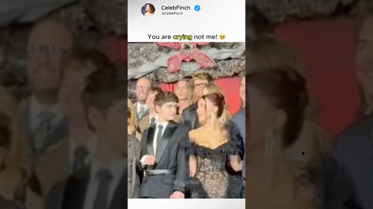 You are crying not me! 🥹 