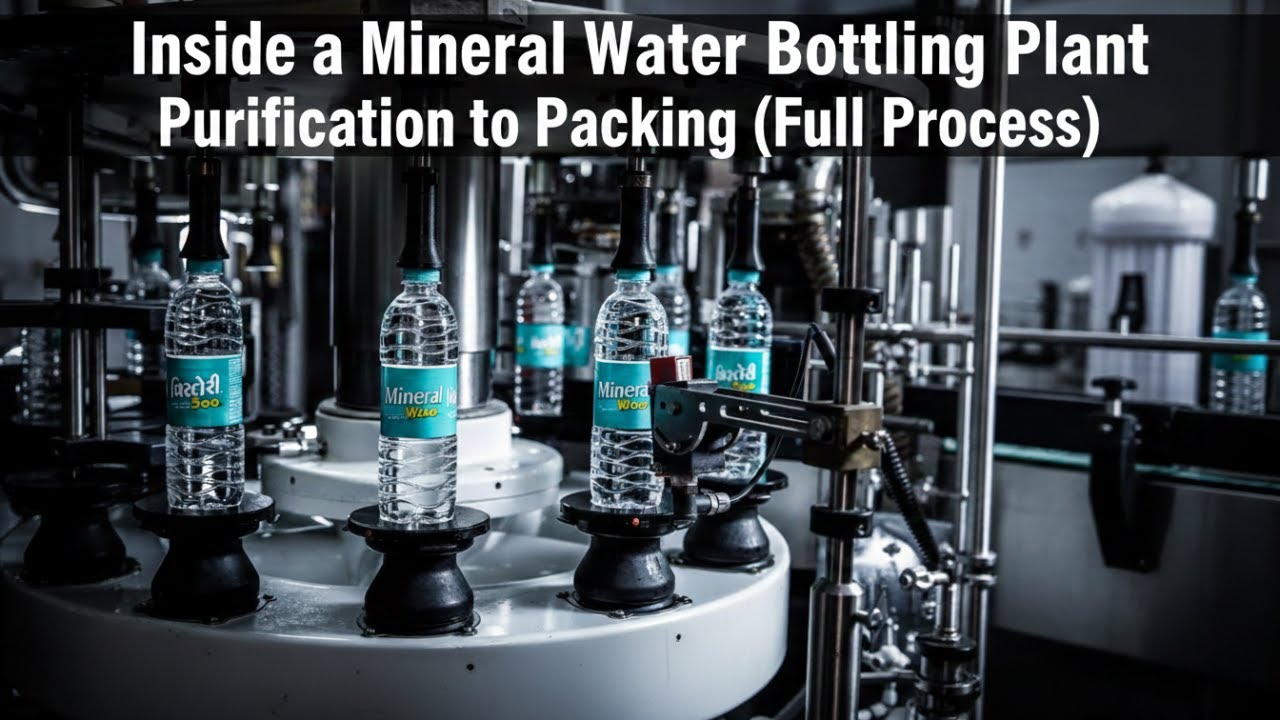 Inside a Mineral Water Bottling Plant Purification to Packing (Full Process)