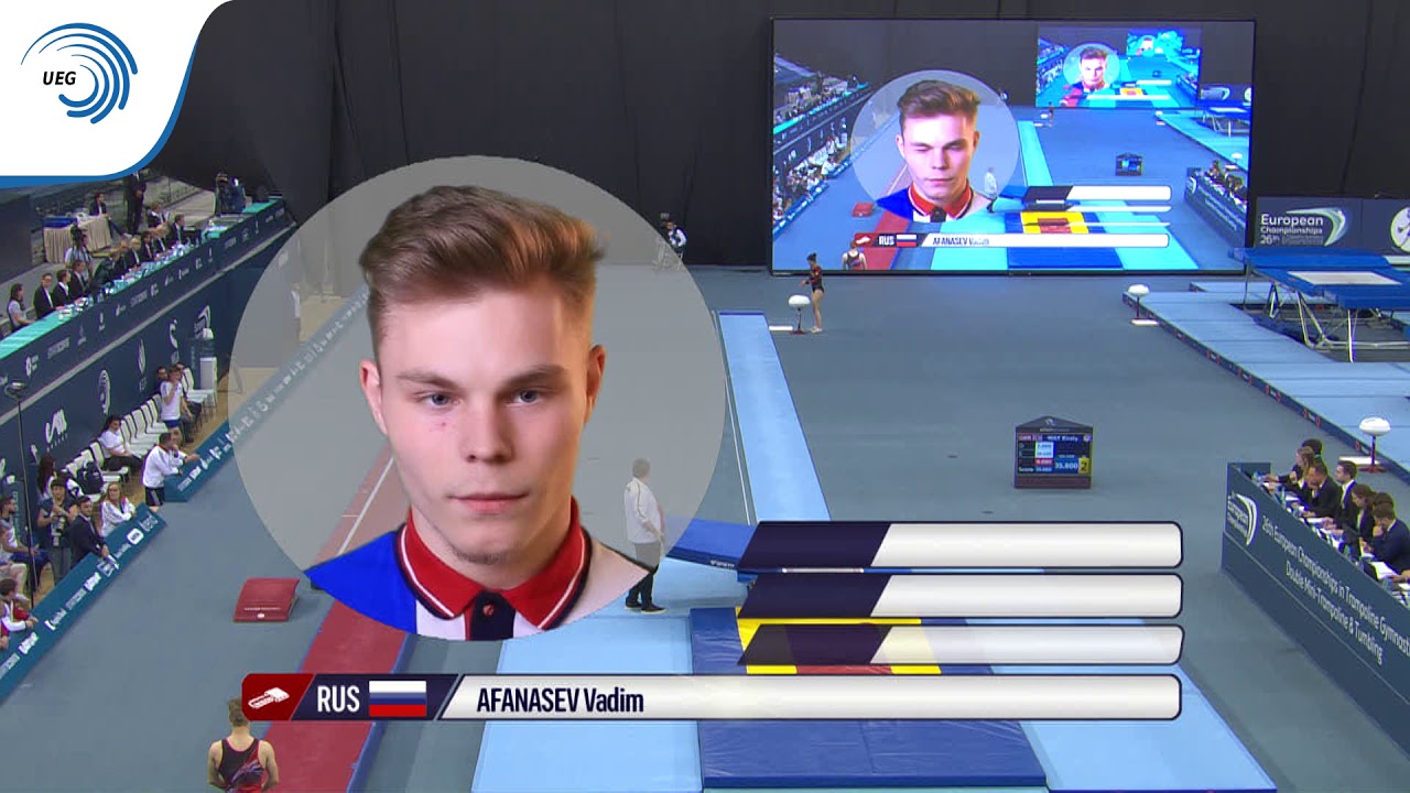 Vadim AFANASYEV (RUS) - 2018 Tumbling European bronze medallist