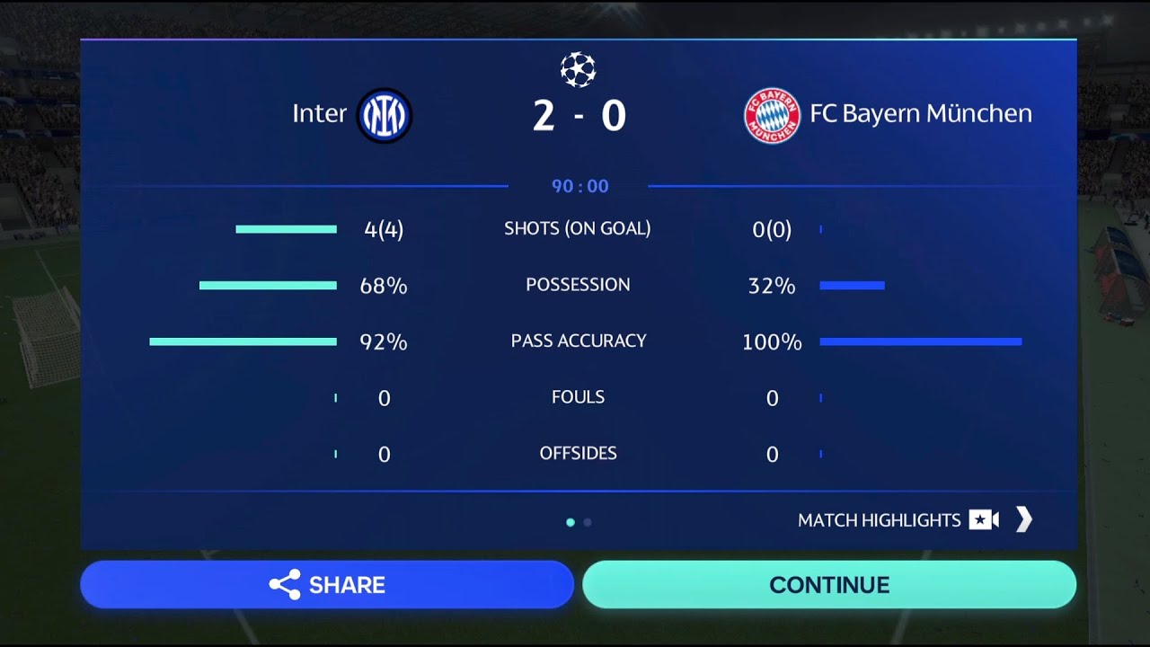 Victorious Semi Final Clash in UEFA Champions League: Inter vs. Bayern Munich | FC Mobile FIFA ⚽️🏆