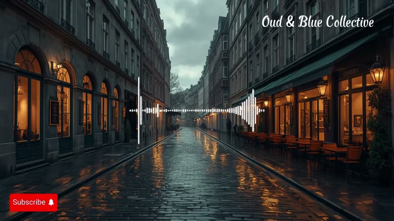 Rain-Kissed Italian Jazz Café ☕🎷 | Warm, Calm & Cozy Night Melodies