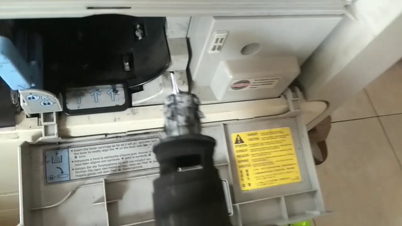 CANON IR4570 SETELAH ISI PENUH TONER, MUNCUL TULISAN 
