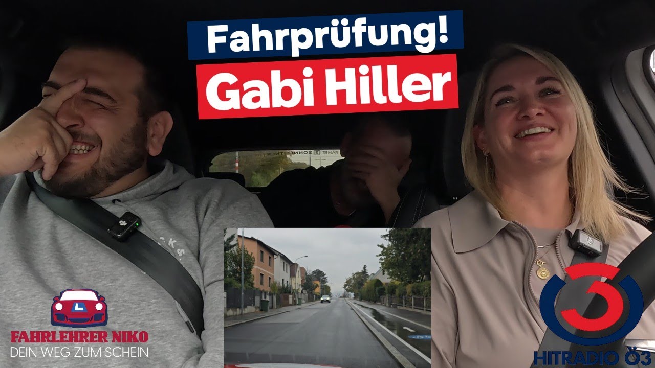 Ö3 Geprüft - Wird Gabi Hiller ihre Fahrprüfung nochmals bestehen?