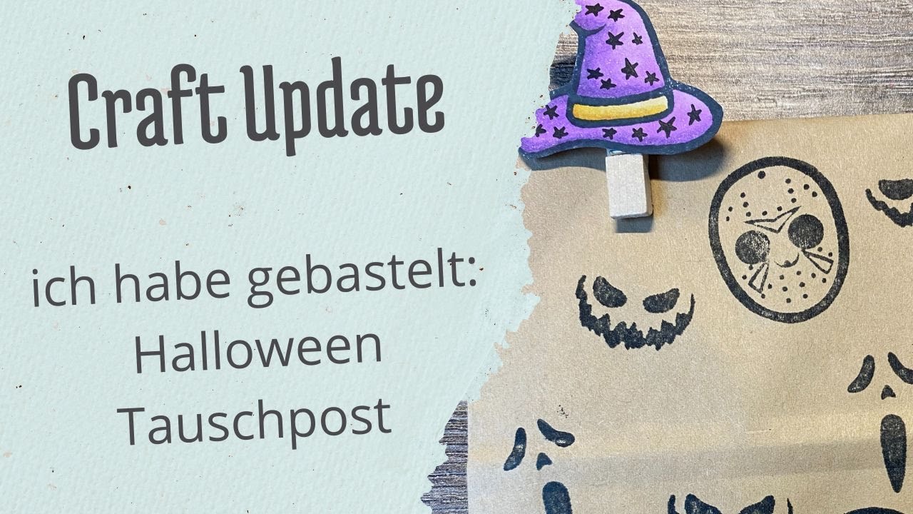 Halloween Tauschpost Craftupdate