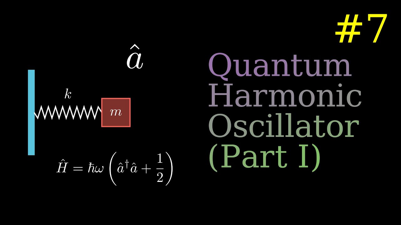 Quantum Harmonic Oscillator: Ladder Operators (Algebraic Method) | QM 7