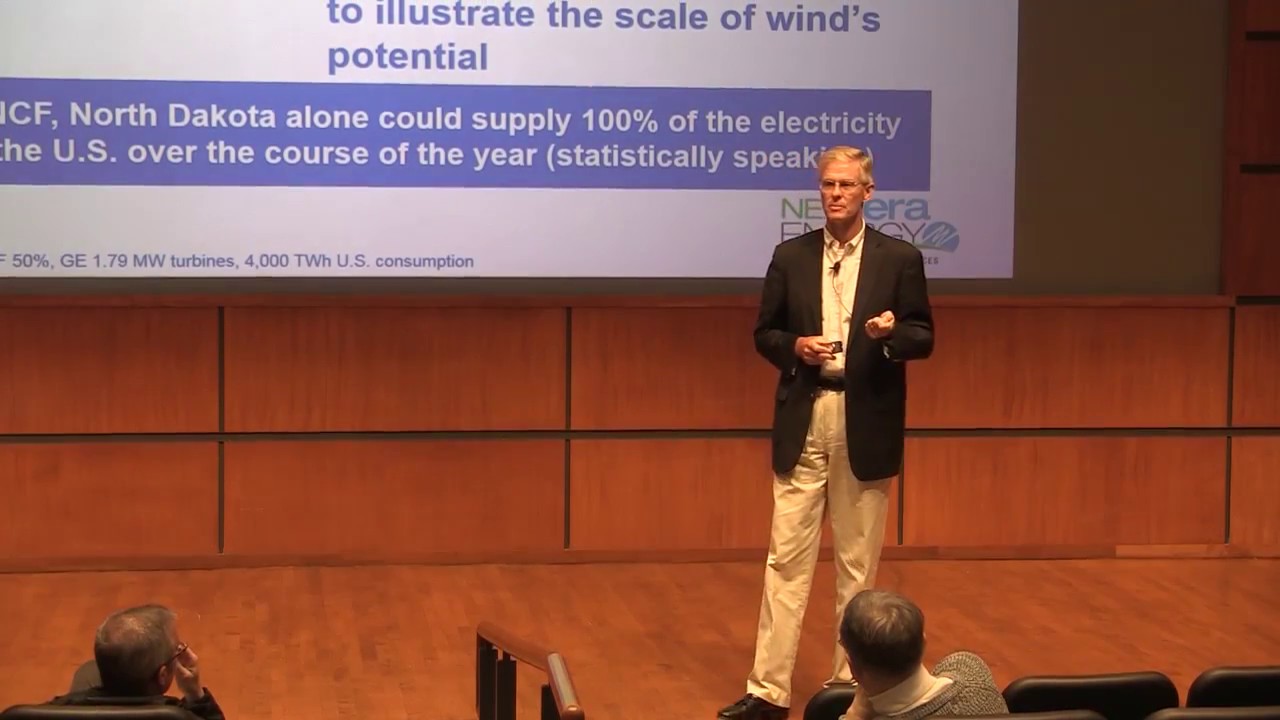 Ten Years Hence Lecture: Wind, Solar and Storage: A perspective from the Global Leader in Renewables