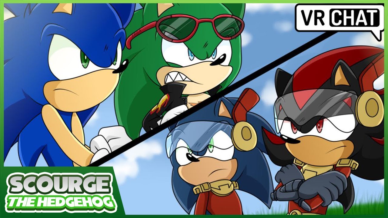Scourge & Sonic VS The Zone Cops (VRCHAT) Zone Cop ARC
