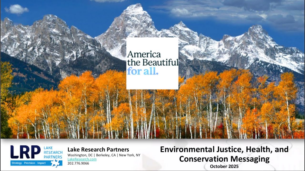 What Americans Told Us About Nature, Justice, & Health | 2025 Messaging Poll Results