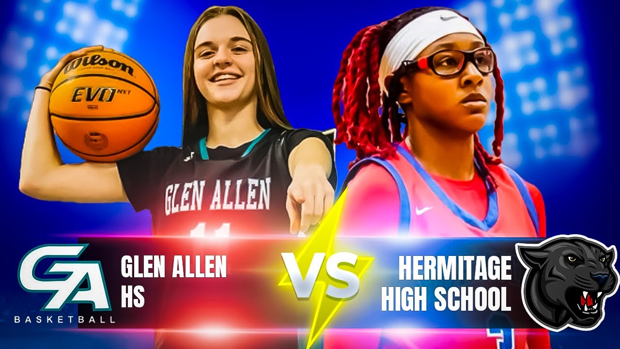 Hermitage HS Girls vs. Glen Allen High School (Feb. 2nd, 2024) Varsity Basketball Team