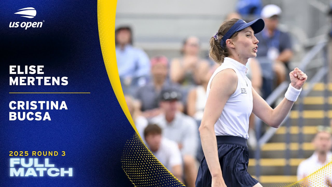 Elise Mertens vs. Cristina Bucsa Full Match | 2025 US Open Round 3