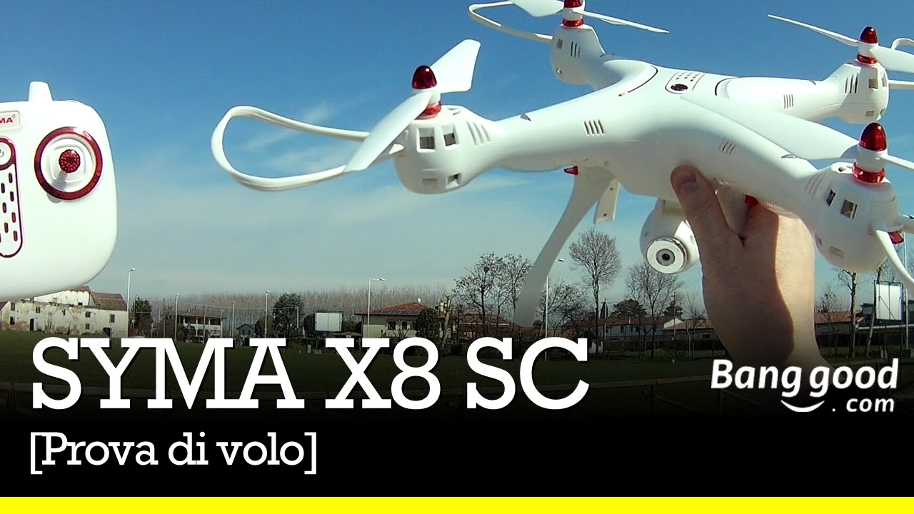 Syma X8 SC - Prova di volo  (parte 2) [Banggood]
