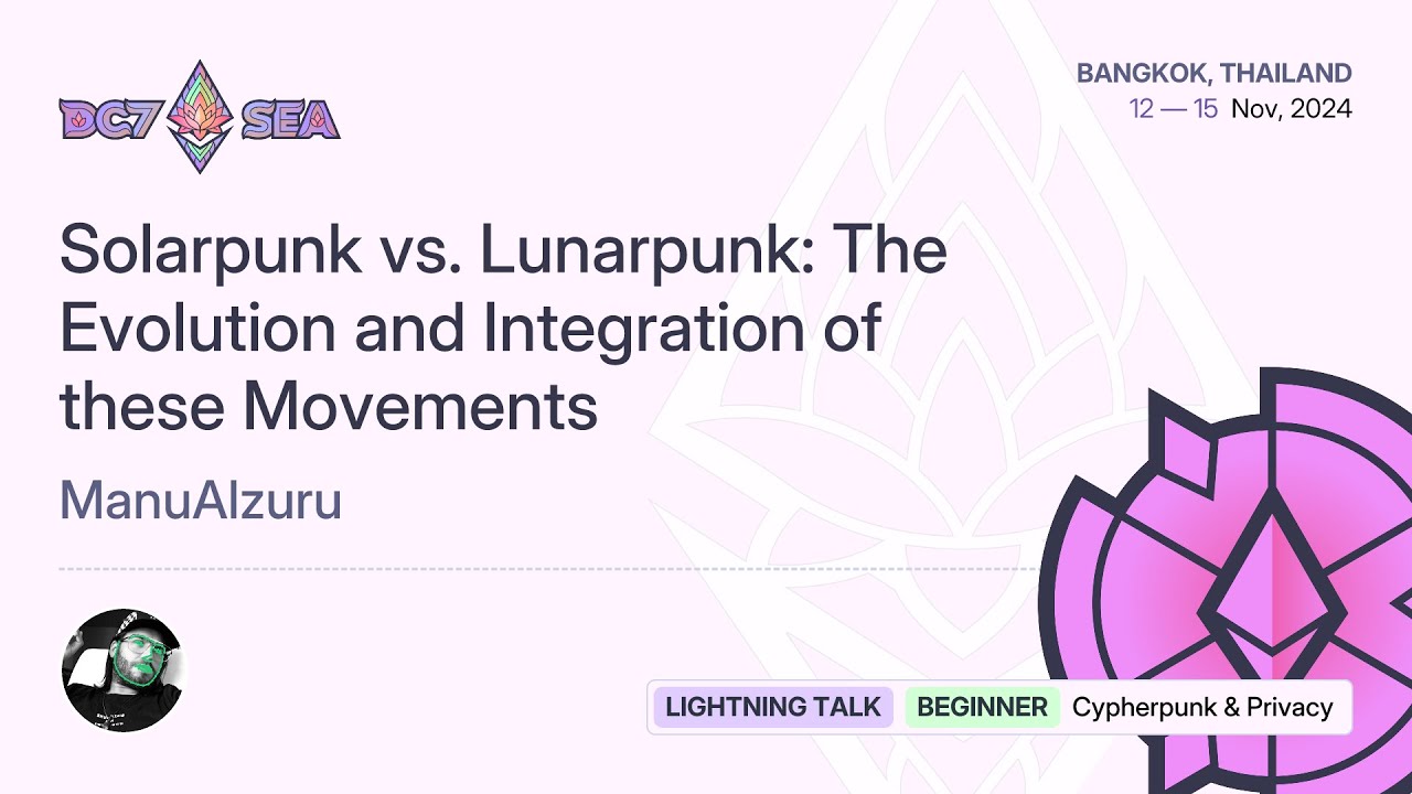 Solarpunk vs. Lunarpunk: The Evolution and Integration of these Movements by ManuAlzuru | Devcon SEA