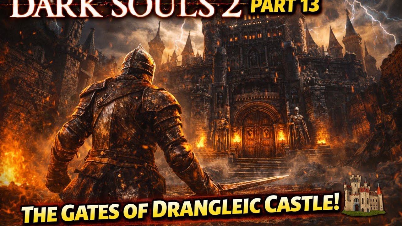 Dark Souls 2 – Part 13 | The Gates of Drangleic Castle! 🏰