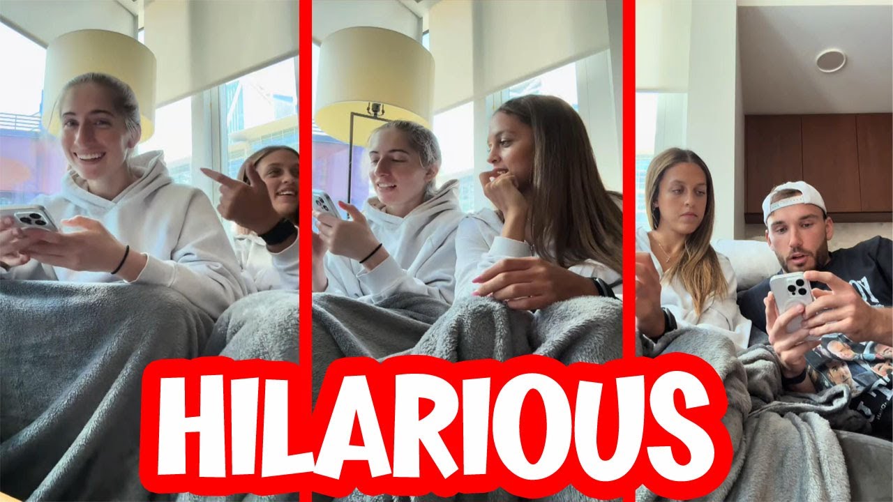 Caitlin Clark's Iowa Besties Kate Martin & Gabbie Marshall Go Viral in Hilarious Singing Game! 🤣