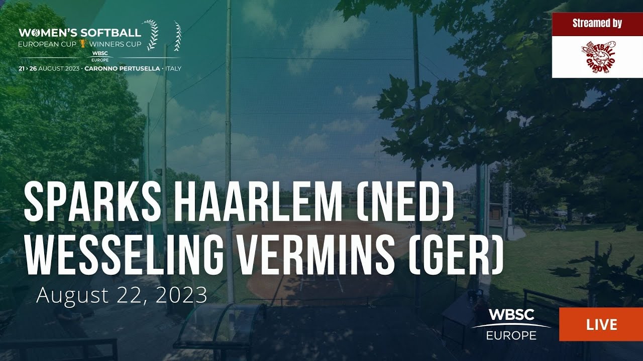 7 Women's Softball European Cup Winners Cup A: Sparks Haarlem (NED) VS Wesseling Vermins (GER)