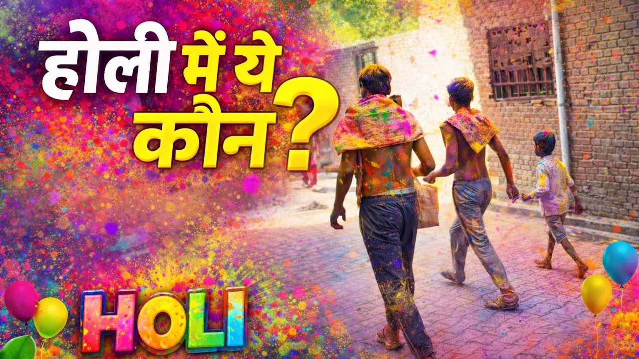 Holi mein Yeh Kaun?😂