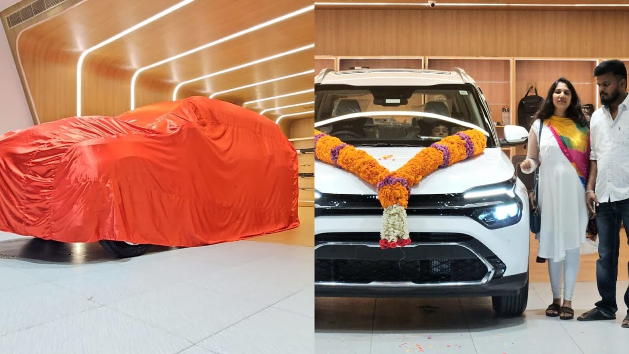 Получение Kia Carens 2024 года | Разрезание торта, передача ключей, внешний вид, интерьер и видео...