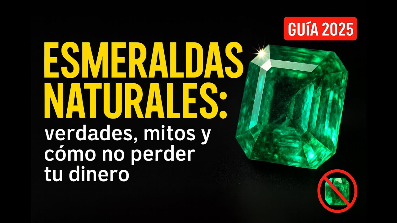 ESMERALDAS NATURALES: verdades, mitos y cómo no perder tu dinero
