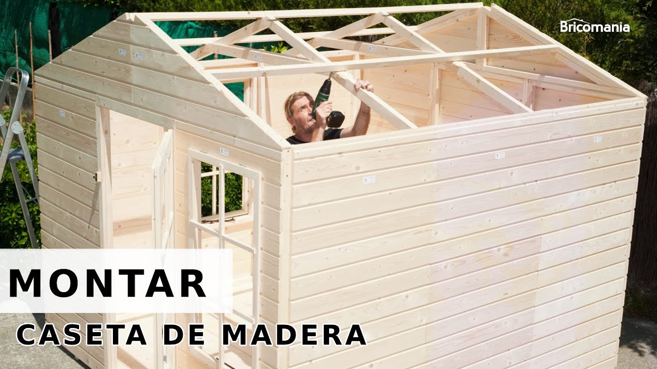 Cómo montar una caseta de madera - Montaje en un DÍA // Bricomania
