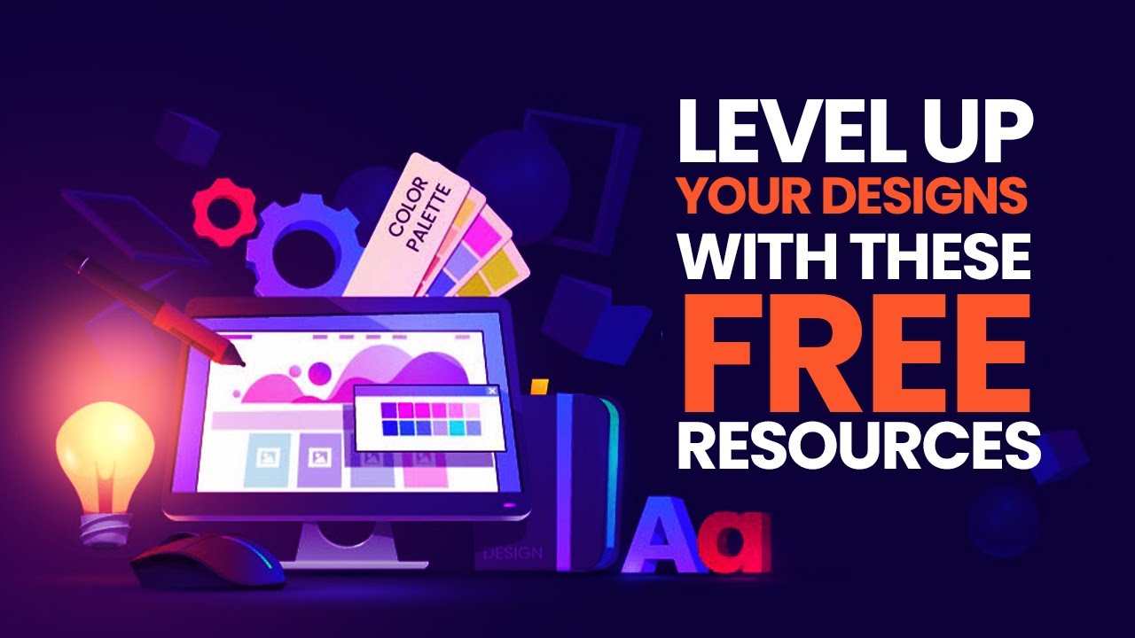 7 Essential FREE DESIGN RESOURCES FOR  DESIGNERS (No. 3 Will Blow Your Mind!)
