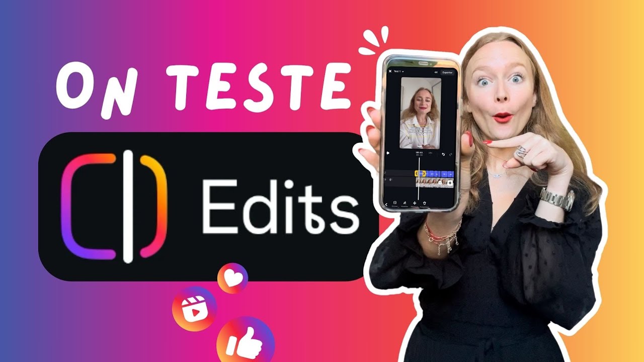 TUTO EDITS 🎬 L' application de MONTAGE VIDÉO 🎞️🎥 D'INSTAGRAM