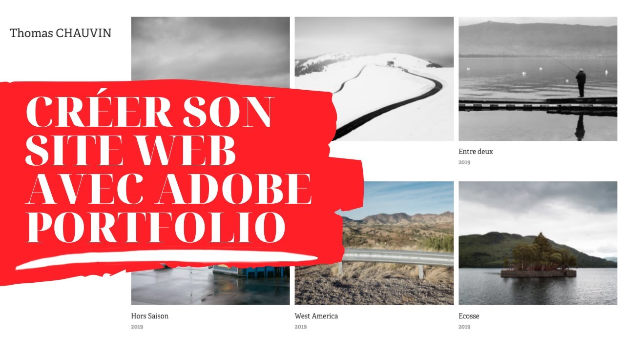 Créer un site web facilement avec Adobe Portfolio