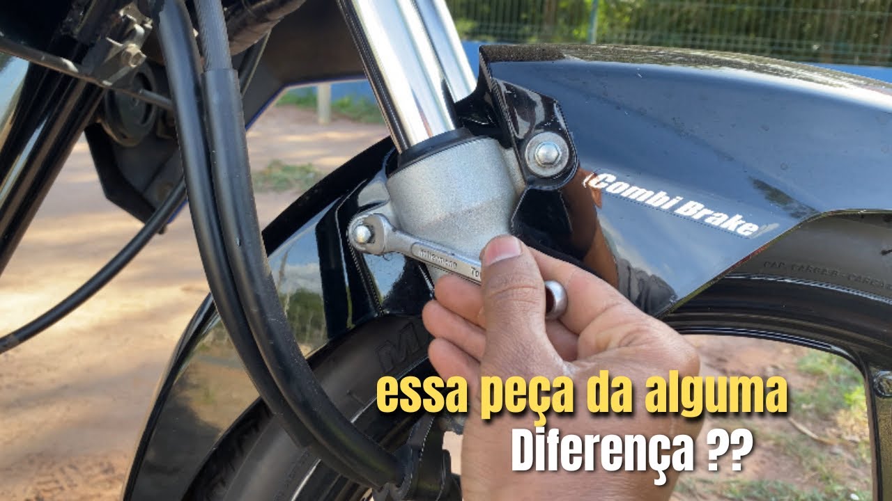 VOU COLOCAR BARRINHA ANTI TORÇÃO NA SUSPENSÃO DIANTEIRA DA TITAN 160