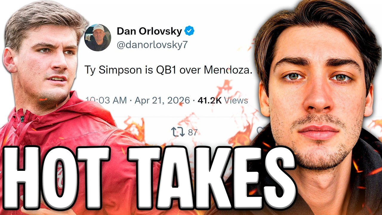 Reacting to 2026 NFL Draft HOT TAKES