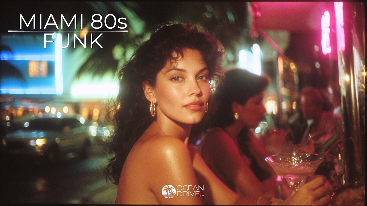 Retro Miami Nights 80s Funk 🍸 City Lights & Elegance | Late Night Lounge Vibes