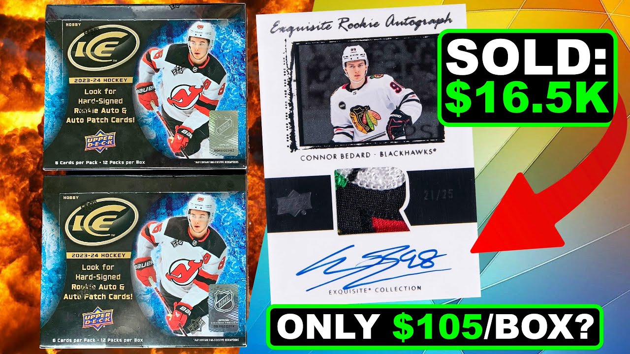 HUGE DISCOUNT! - Opening 2 Boxes of 2023-24 Upper Deck Ice Hockey Hobby