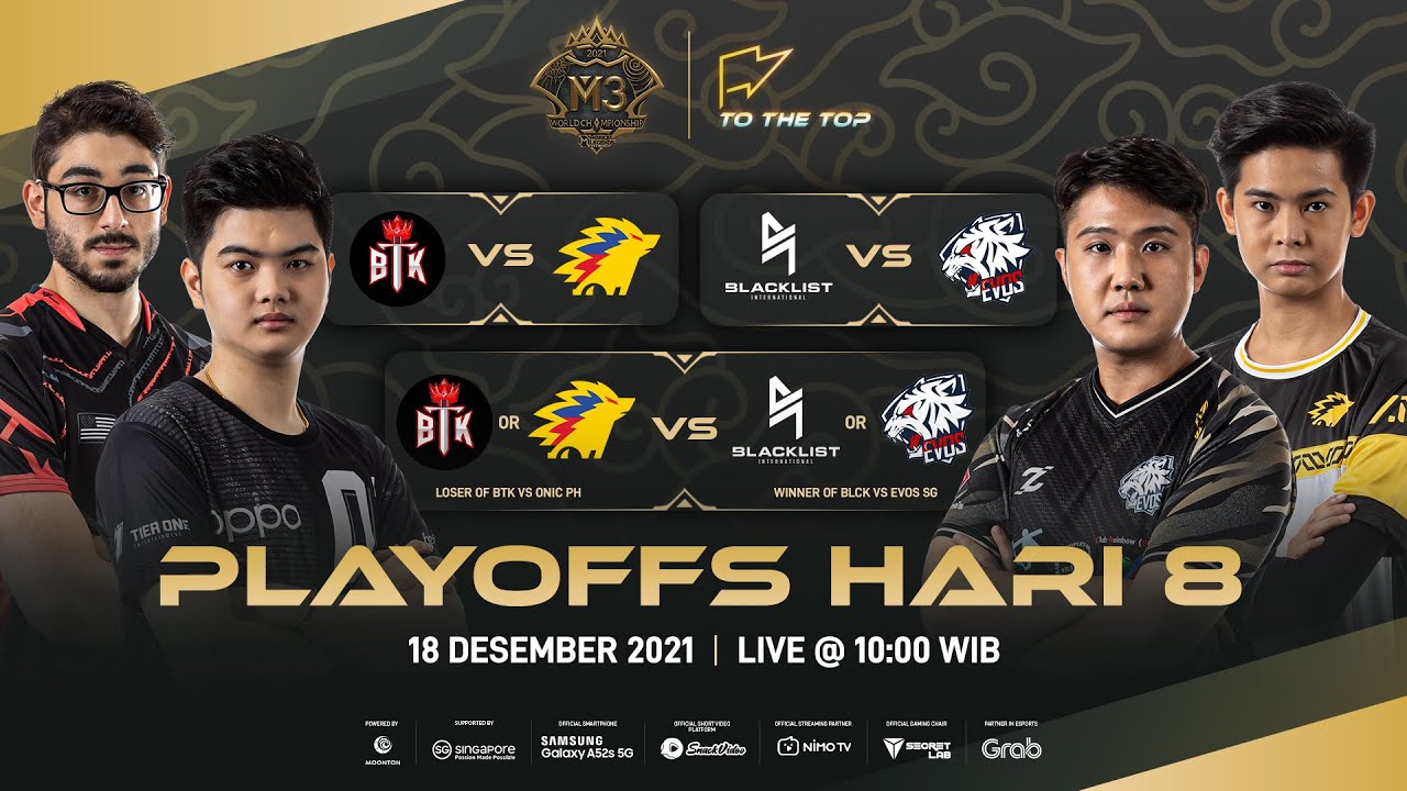 (BAHASA INDONESIA) M3 Playoffs Hari 8 | MLBB World Championship 2021 | Singapura