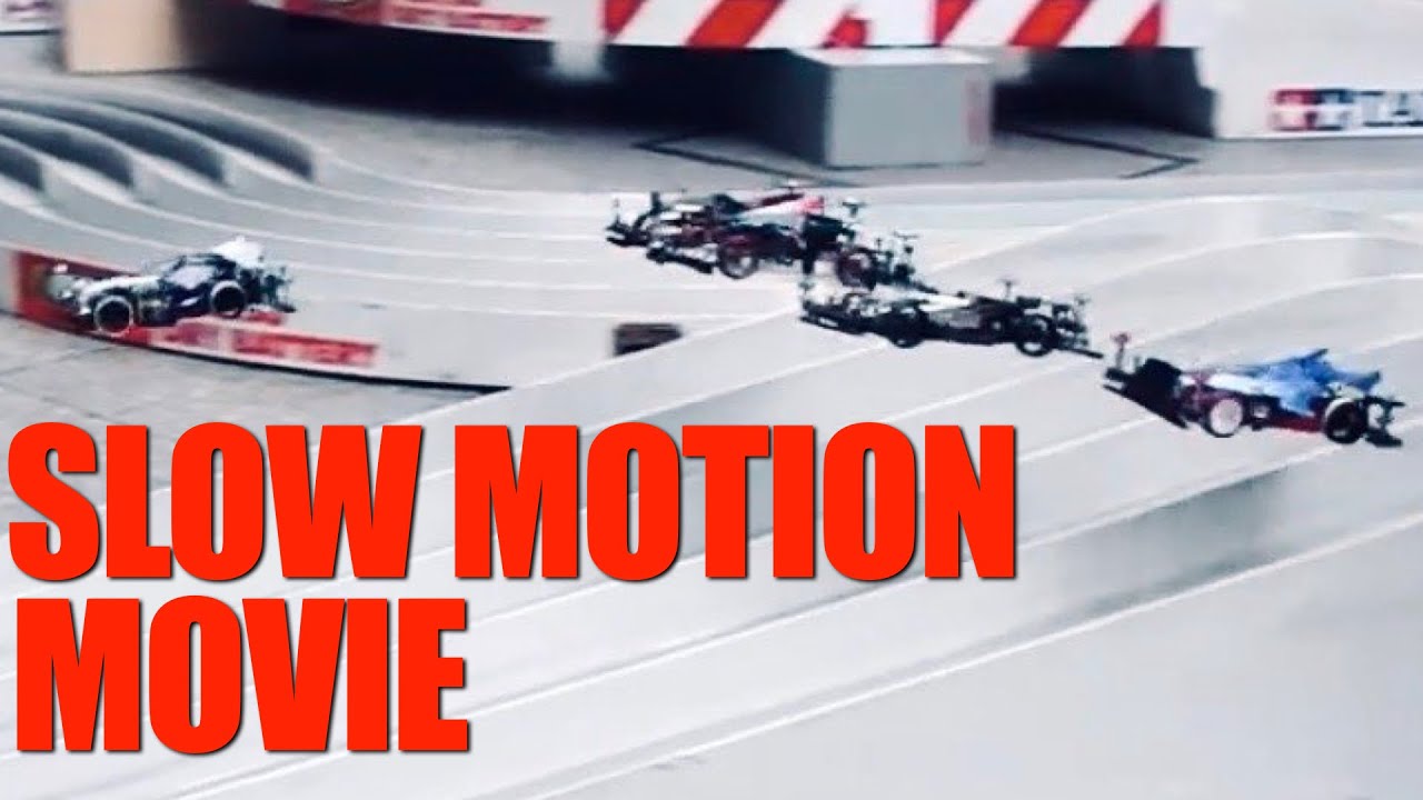 Tamiya Mini4wd Japancup Slow motion Movie