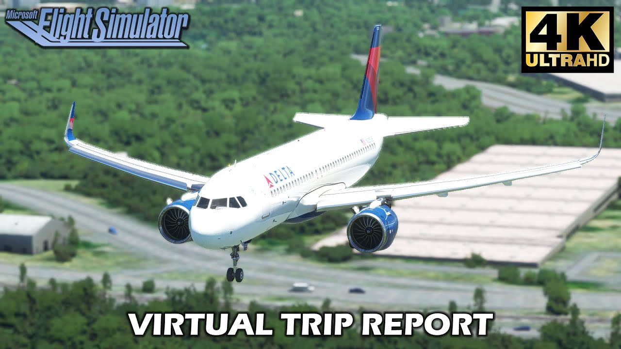 MSFS Virtual Trip Report | Hartford (KBDL) to Atlanta (KATL) in 4K | A32NX Full Flight